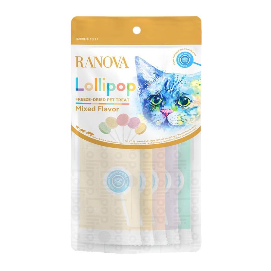 Ranova Kediler İçin Karışık Lezzetli Lolipop 5'LI | SRC: Barcode: 6930693253848